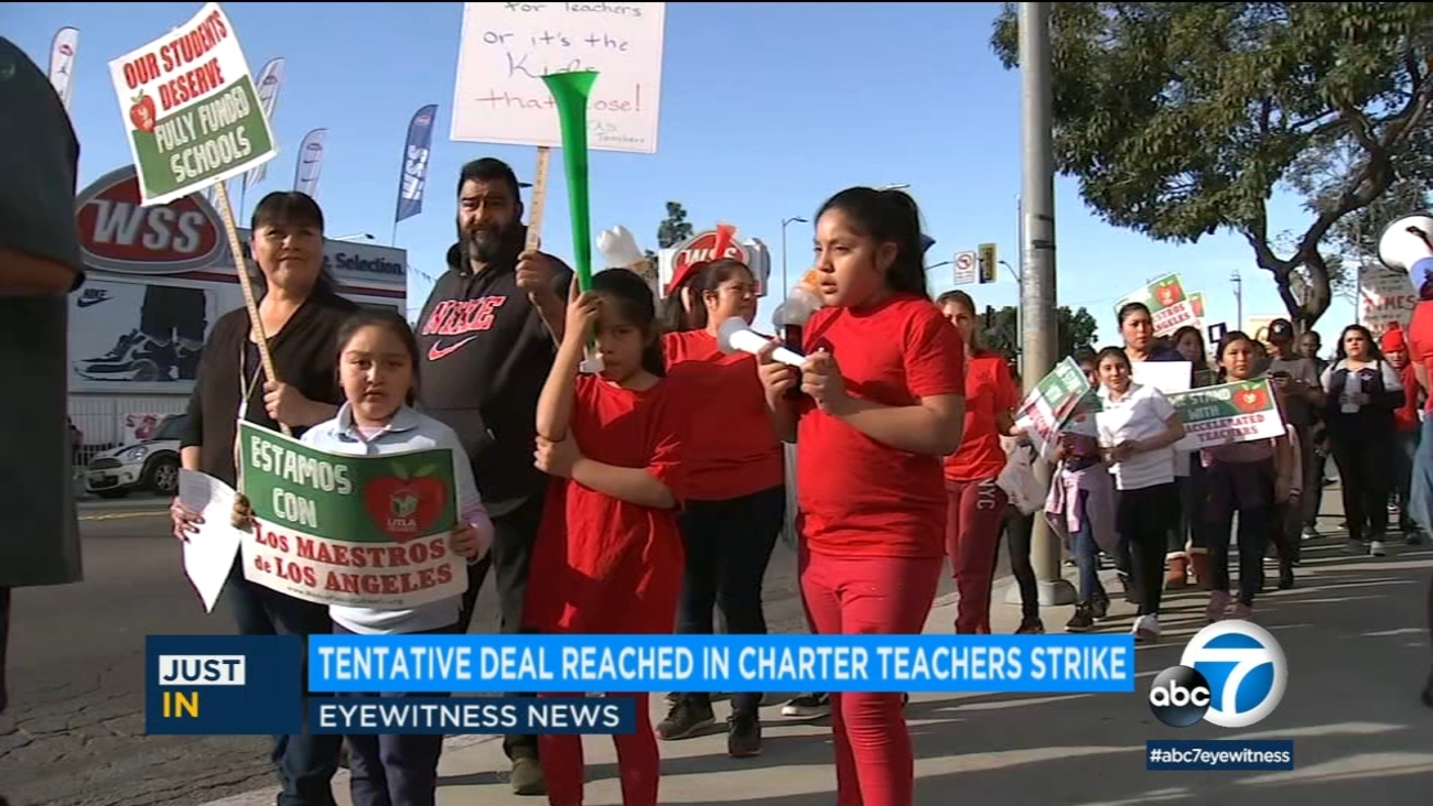 L A Charter School Teachers End Strike CineMontage
