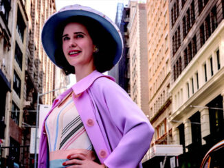 Rachel Brosnahan in “The Marvelous Mrs. Maisel.”