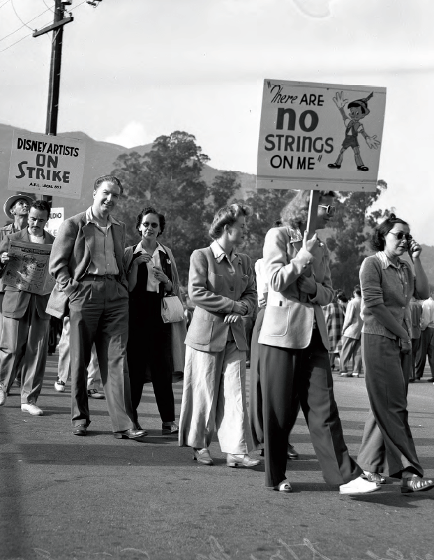 Disney picketers in 1941. PHOTOS: ‘THE DISNEY REVOLT’