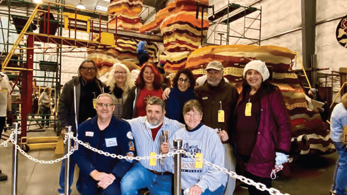 Front row: The author, Hudson Miller, Patricia Kennedy. Back row: Glenn T. Morgan, Jennifer Morgan, Molly Shock, Denise Heim, Alan Heim, and Paula Shanfield. PHOTO: COURTESY ERIK C. ANDERSEN